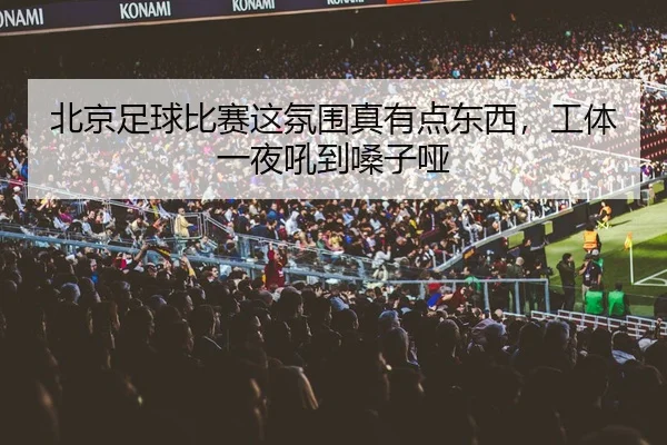 北京足球比赛这氛围真有点东西，工体一夜吼到嗓子哑 - kaiyun